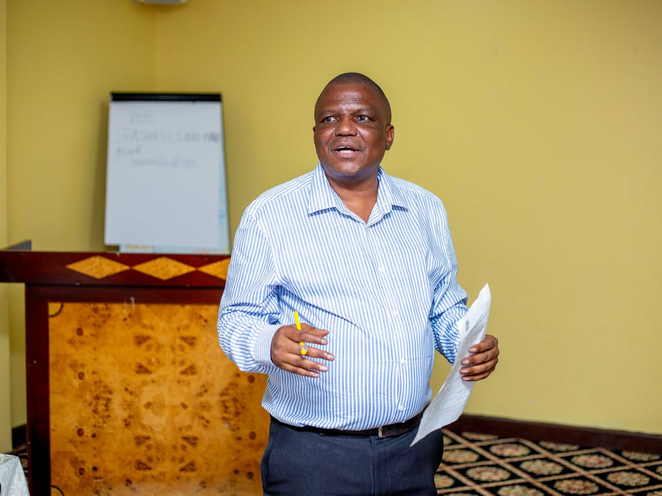Ecovalley Advisers presenting findings during a reform workshop