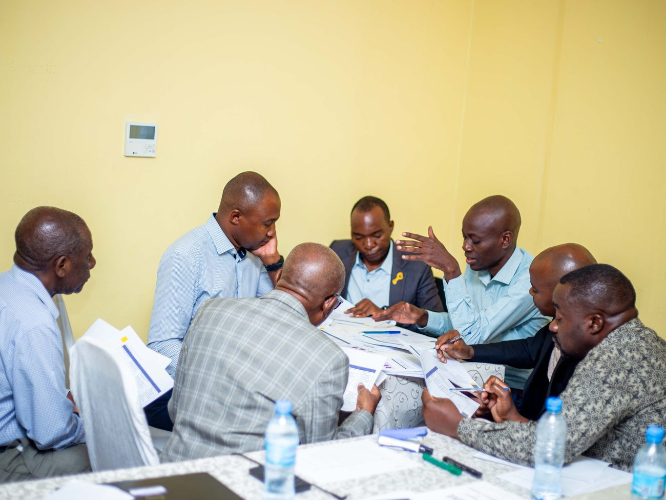 Working session with government and sector stakeholders