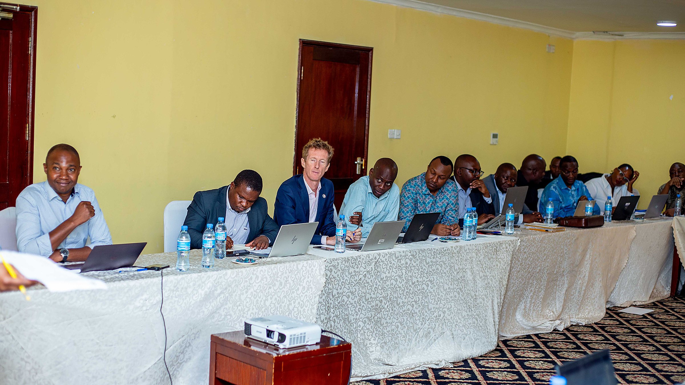 The Ecovalley Advisers team during a planning session in Dar es Salaam